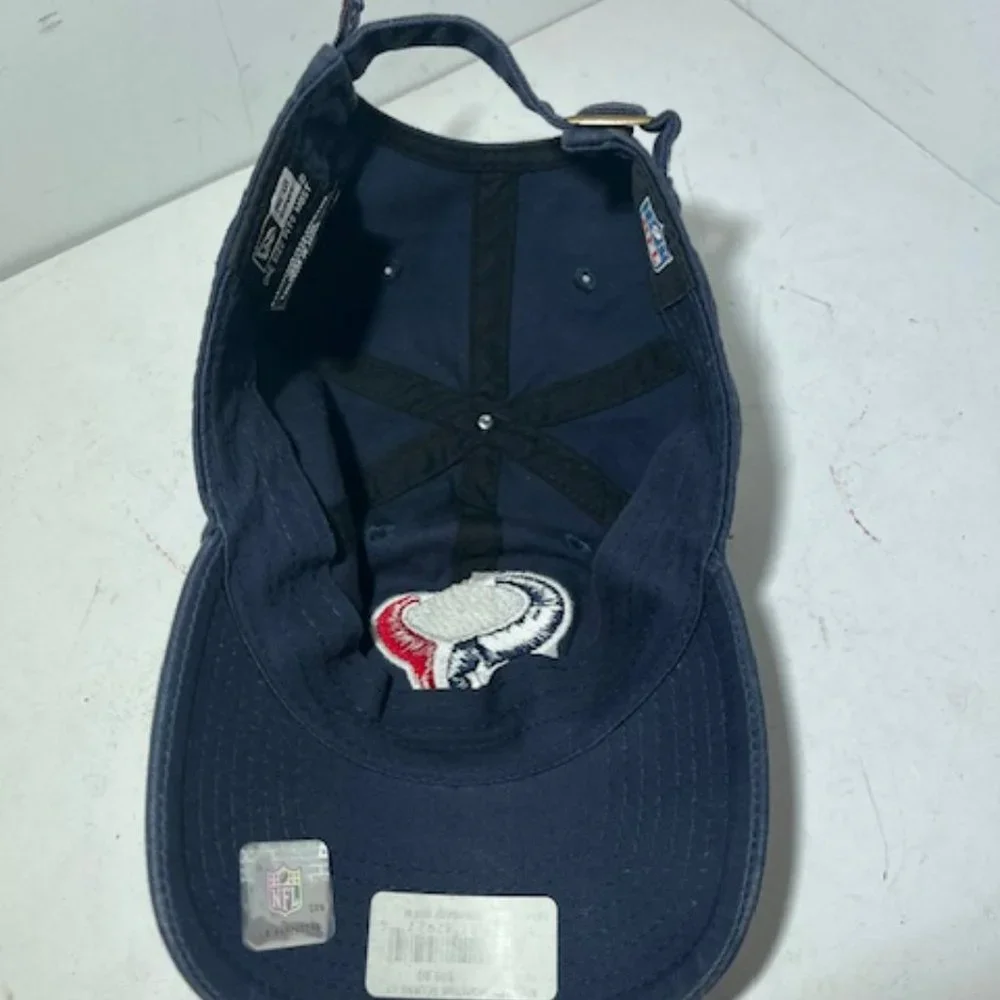 Houston Texans New Era Navy Blue‎ Embroidered Campus Cap Hat One Size